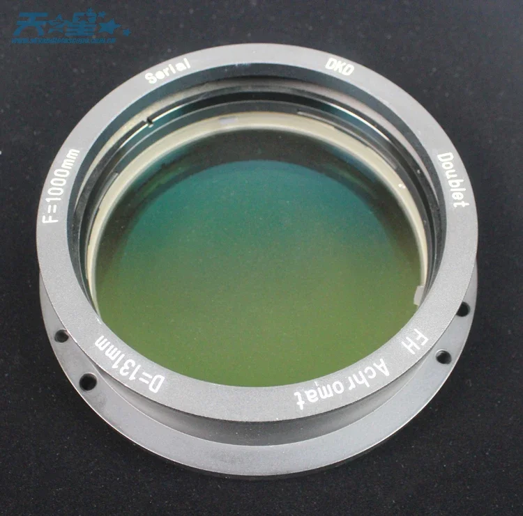 Diameter 131mm Focal Length 700 1000mm Astronomical Telescope Object Lens Set Metal Holder Multi-layer Green Film Finder Lenses