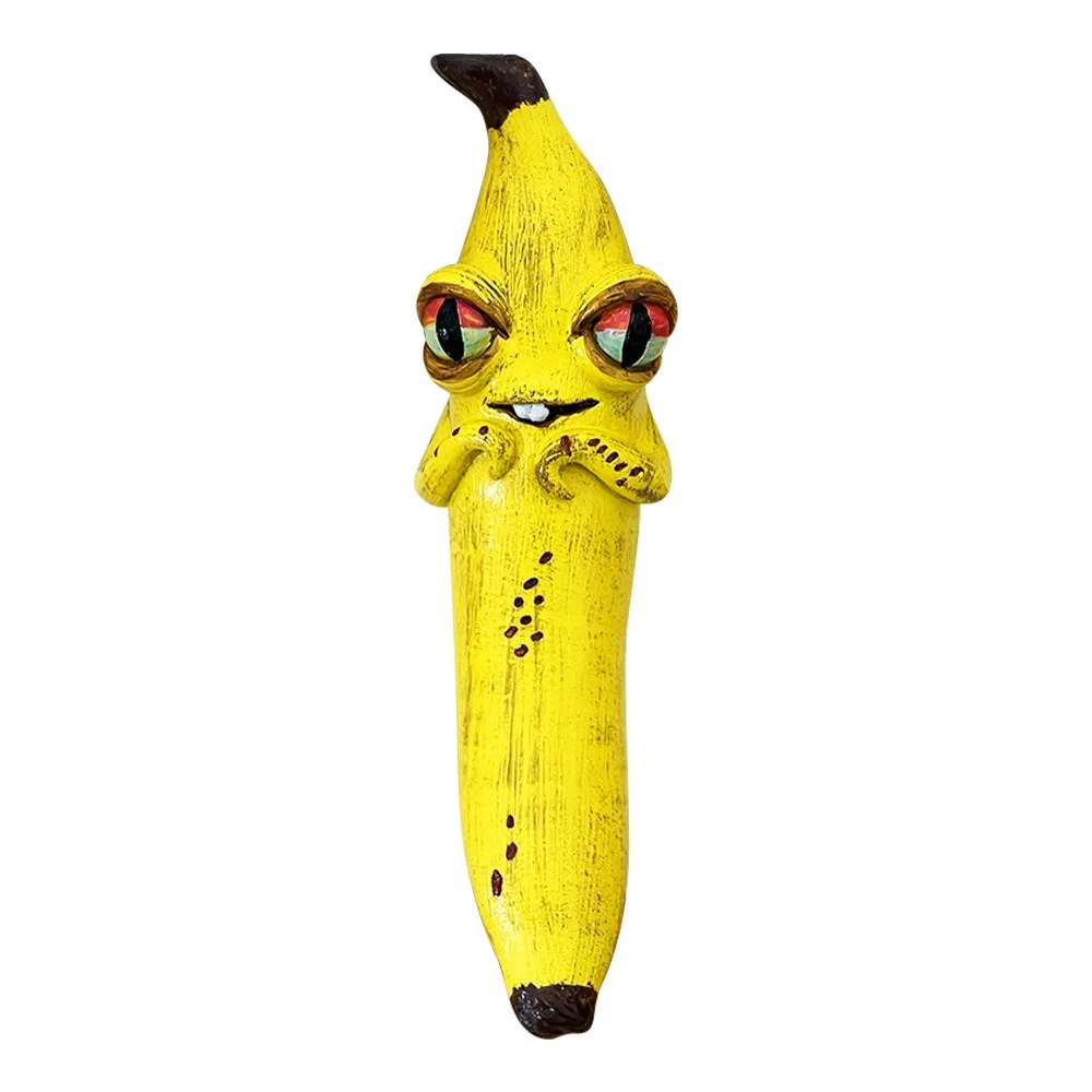 

Resin Banana Man Figurine Sensory Toy Figurines Unique Banana Statue Sculpture Funny Cartoon Banana Figure Desktop Decorative