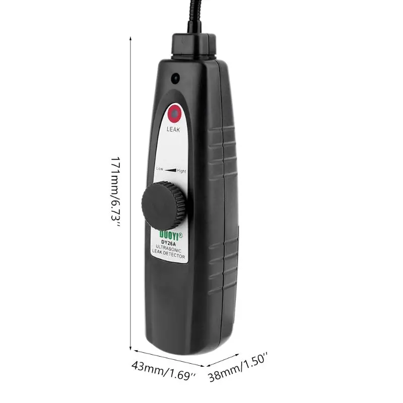 ポータブル超音波漏れ検知器,ガス,空気,水,流体圧力,真空漏れテスター,ツールdy26a