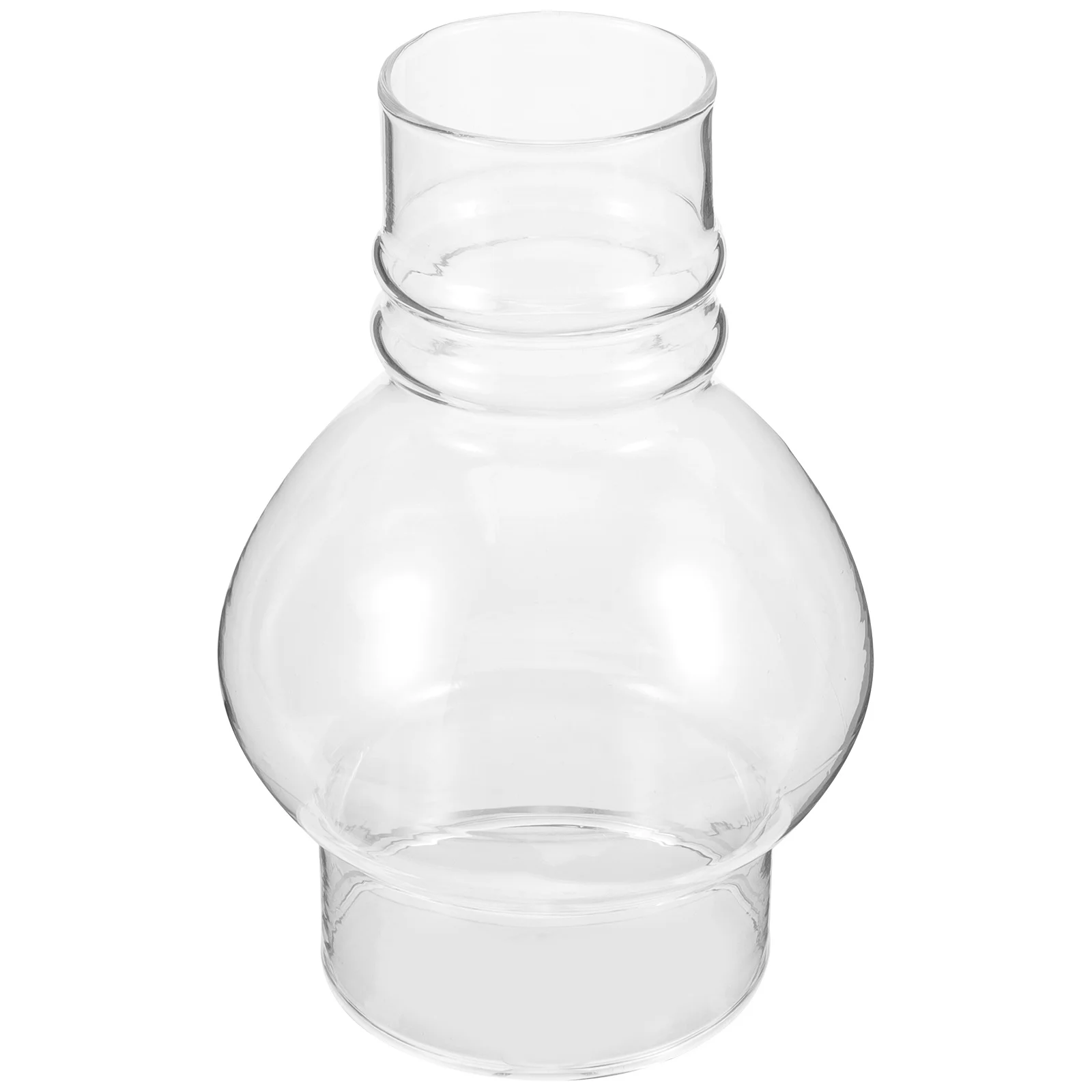 

Glass Oil Lamp Shade Transparent Windproof Design Long Lasting Use Attractive Home Decor Gift Lamp Shade Lamps Shades