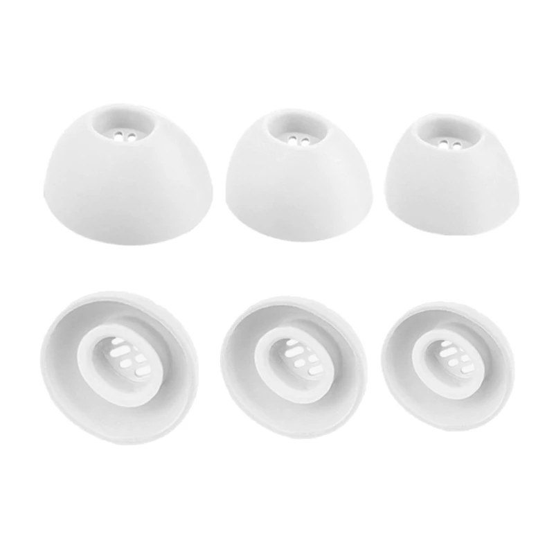 3 pares pontas ouvido silicone macio para fones ouvido Buds Pro2 tampões ouvido S/M/L