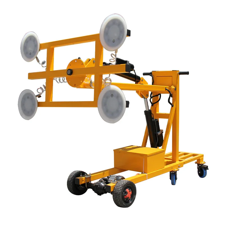 Wholesale Rotary Glass Manual Lift Transport Vacuum Glass Plate Suction Cup Trolley