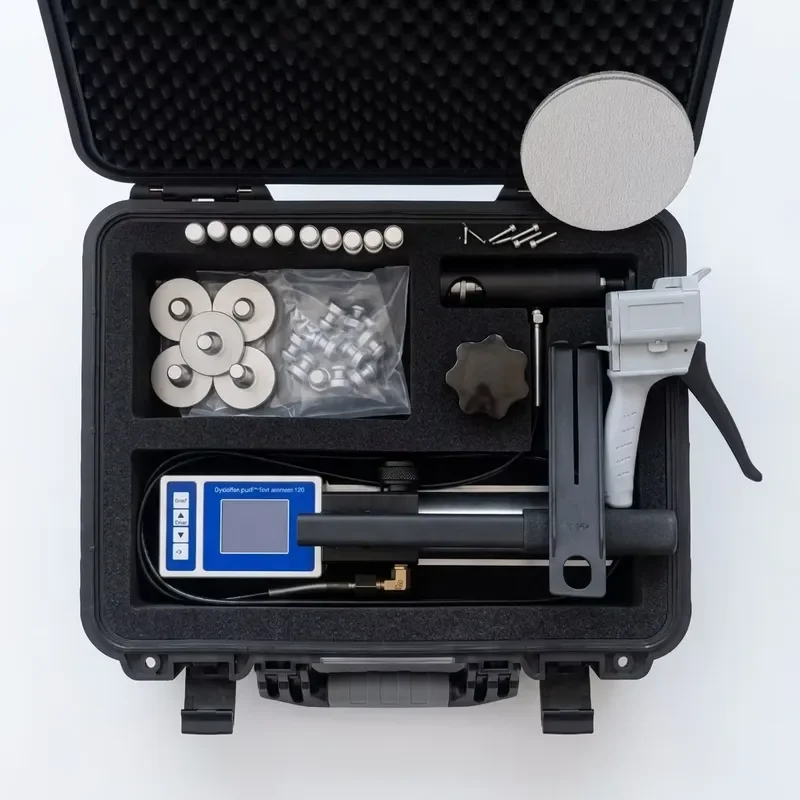 Digital Peel Adhesion Tester ASTM D4541 ISO 4624 GB/T 5210 Portable Paint Adhesion Tester with 10 14 20 50mm Roller