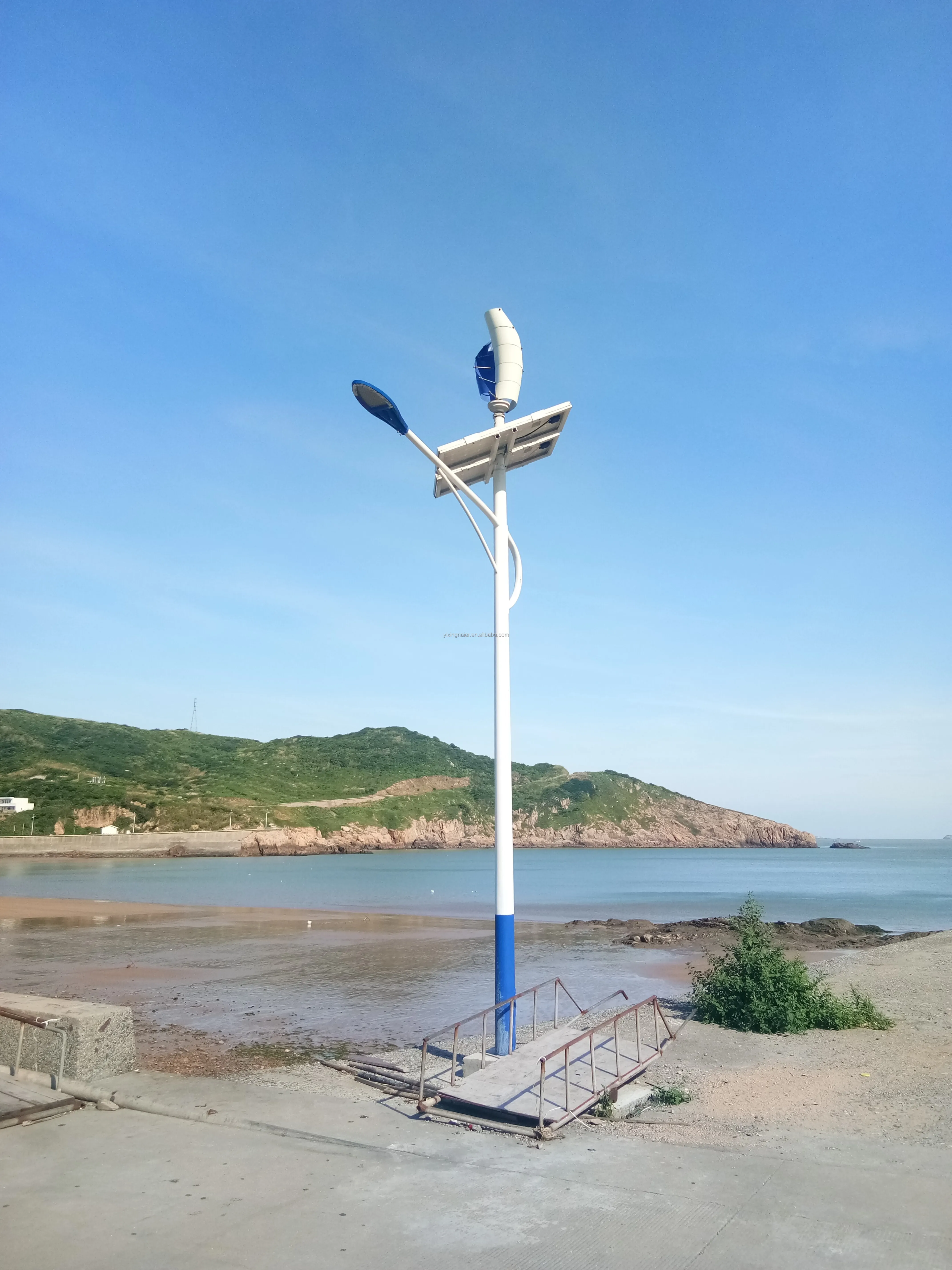 Vertical Axis Wind Turbine 100W 200W 300W 400W High Efficiency Wind  Solar System Marine, Office, House