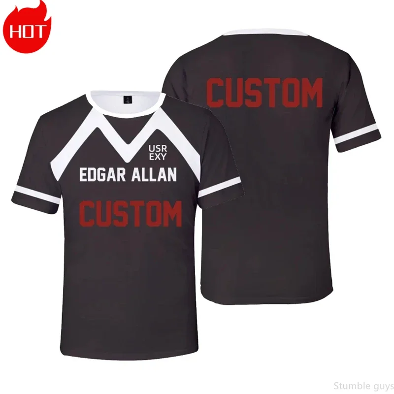 New The Foxhole Court Edgar Allan Ravens Lacrosse Jersey Cosplay MORIYAMA KNOX T-shirt 3D For Men Women Clothes Kids Tops