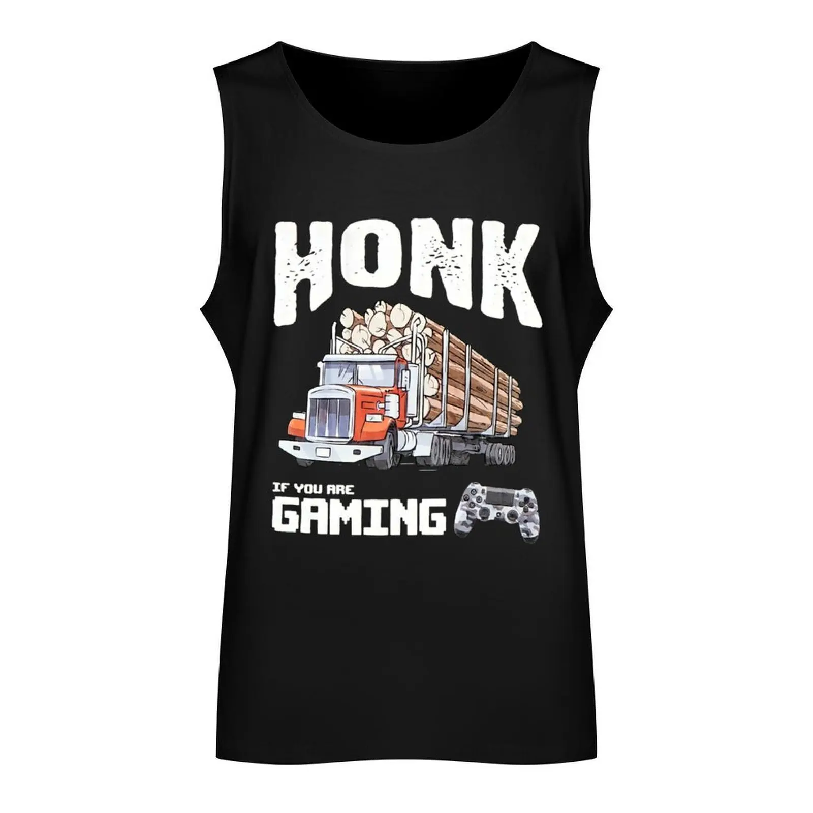 HONK IF YOU ARE GAMING (TRUCKER GAMER) CoolShirtz/Cold Ones t-shirt (REPRODUCTION) Tank Top gym top clothes for men