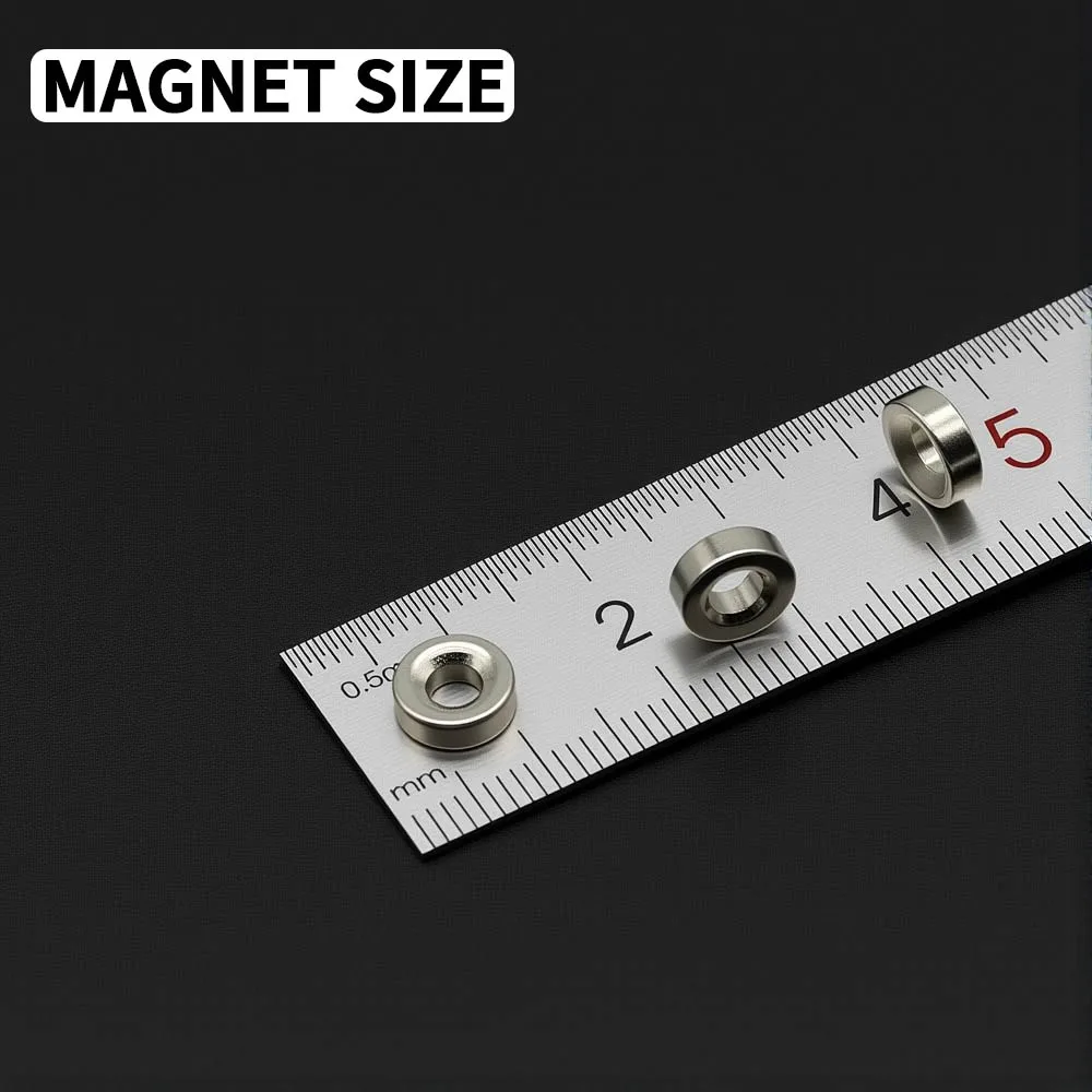 8x3-3mm Powerful Neodymium Magnet with holes N35 NdfeB Permanent Magnetic imanes Round Super Strong Fridge Magnets DIY