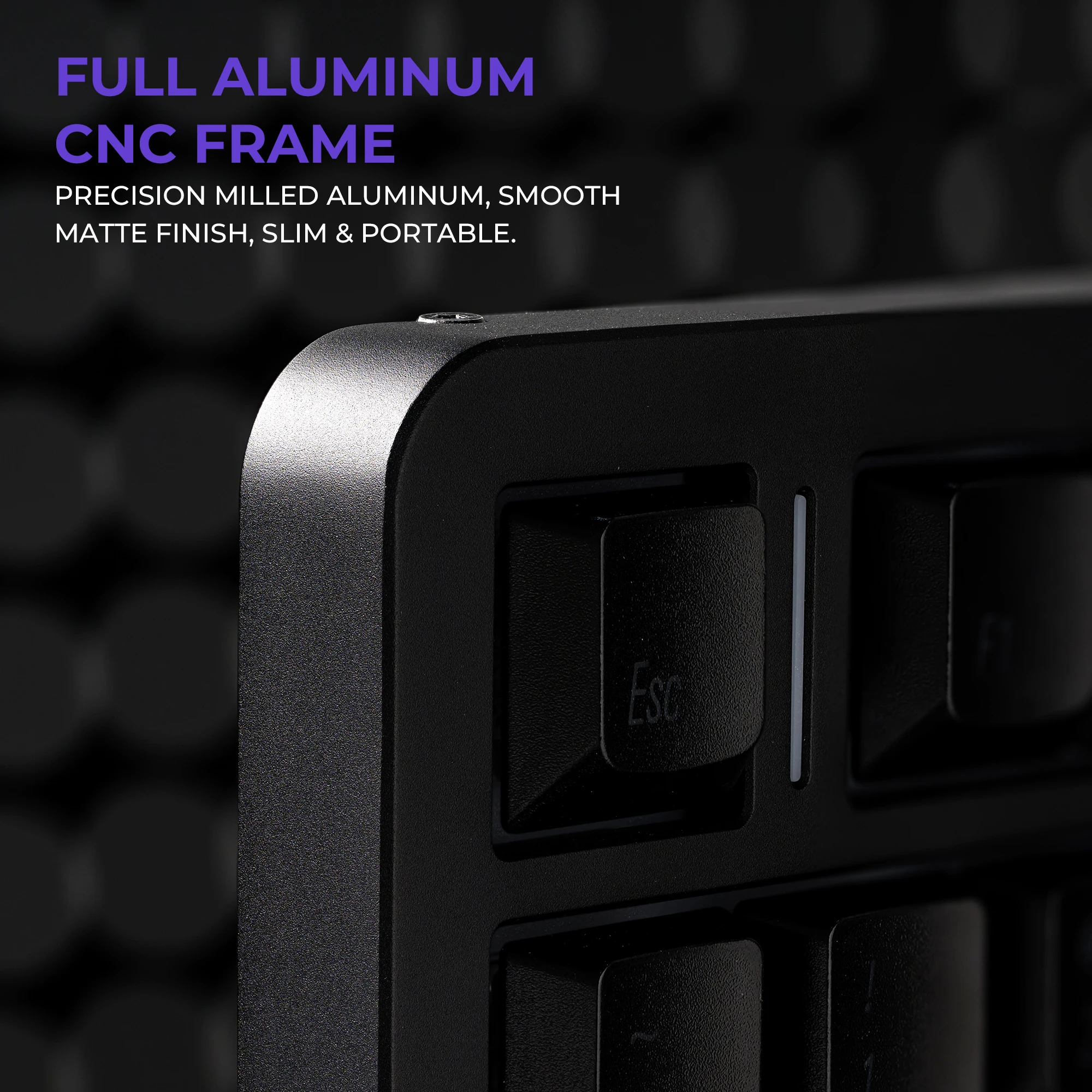 XVX L75 Air Low-Profile Wireless RGB Mechanical Keyboard with Backlit Keycap 75% Ultra Thin Low Profile Keyboard Black/White