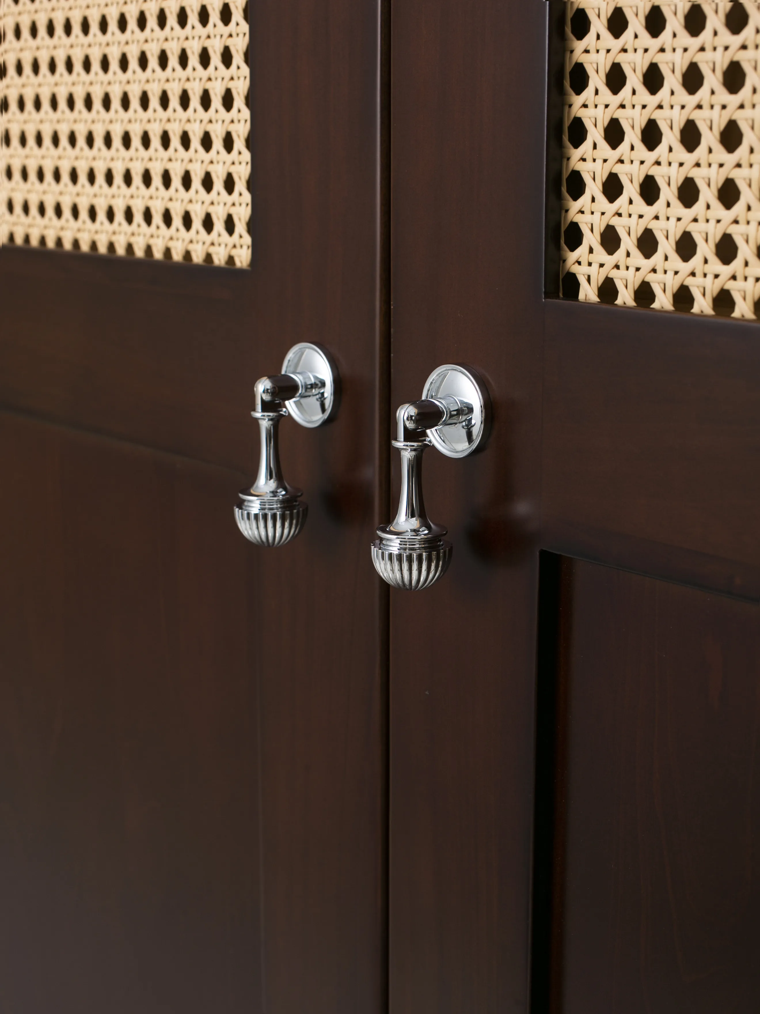 Silver Solid Brass Furniture Handles Shining Wardrobe Door Pulls Bedroom Cabinet Hardware Shoe Cabinet Drawer Kitchen Pendant