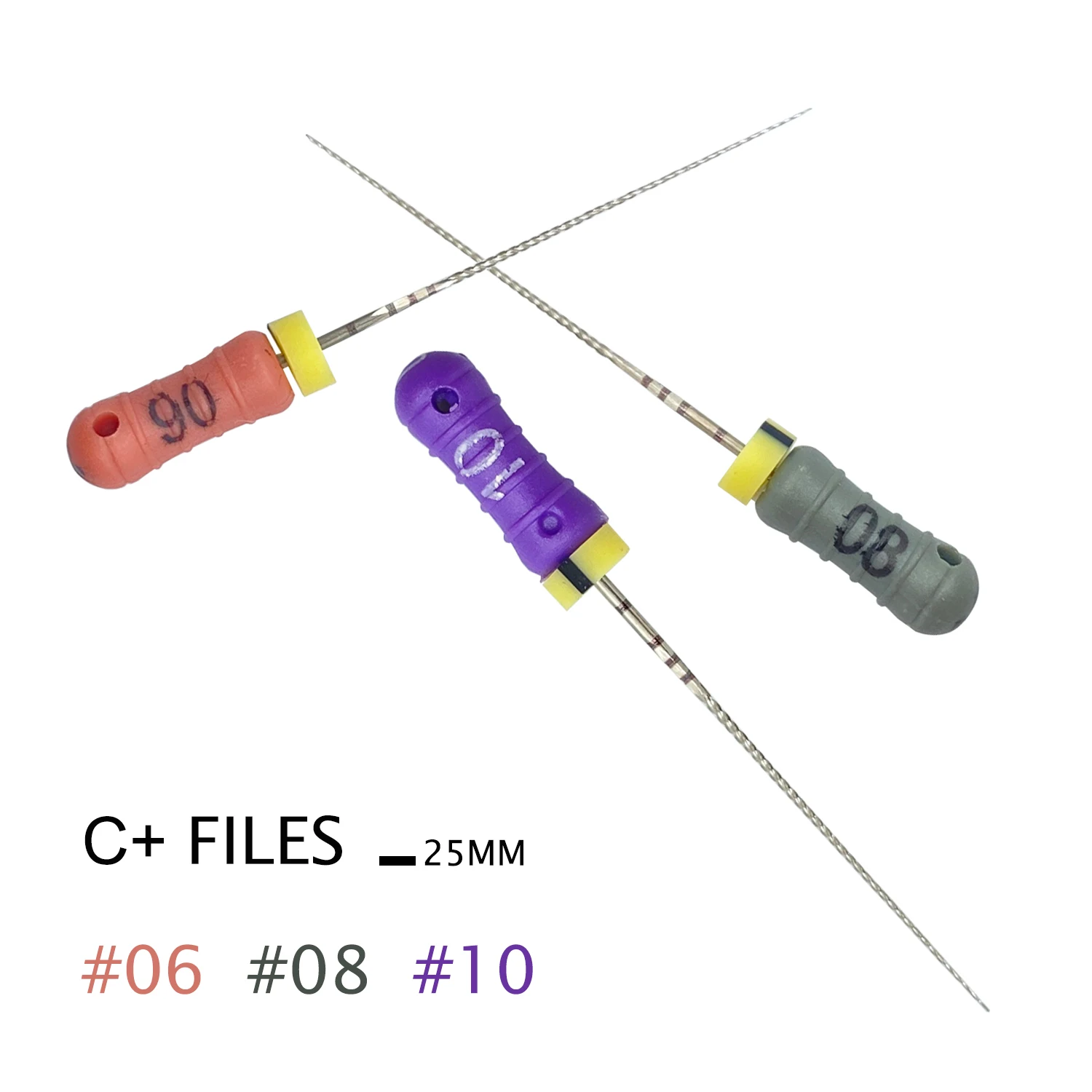 Well CK 6 unids/lote/caja Dental C + limas 25mm endodónticas endodoncia conducto radicular desobstrucción archivos #6 #8 #10 uso manual odontología