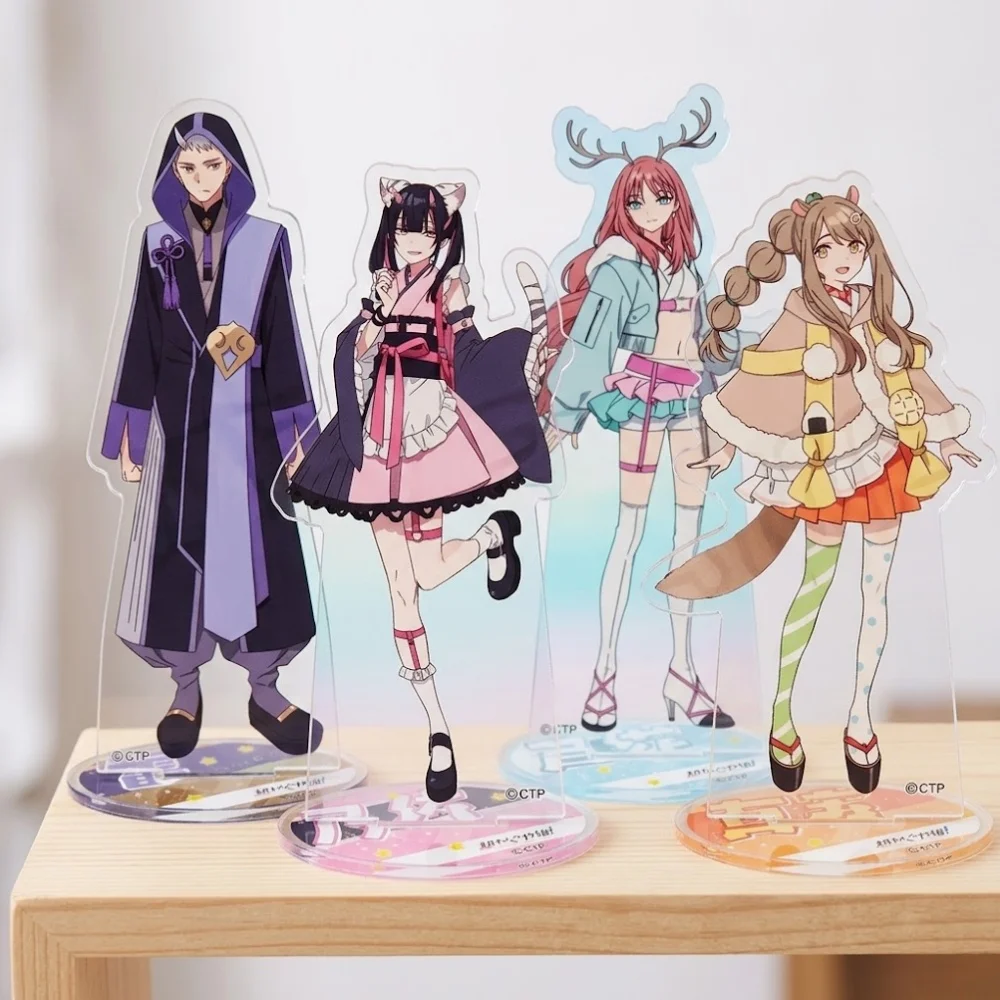 Figura de acrílico de 15 cm de la princesa cósmica Kaguya, personaje de anime. Kaguya, Iroha, Yachiyo, Akira. Decoración para escritorio, regalo transparente, llavero.