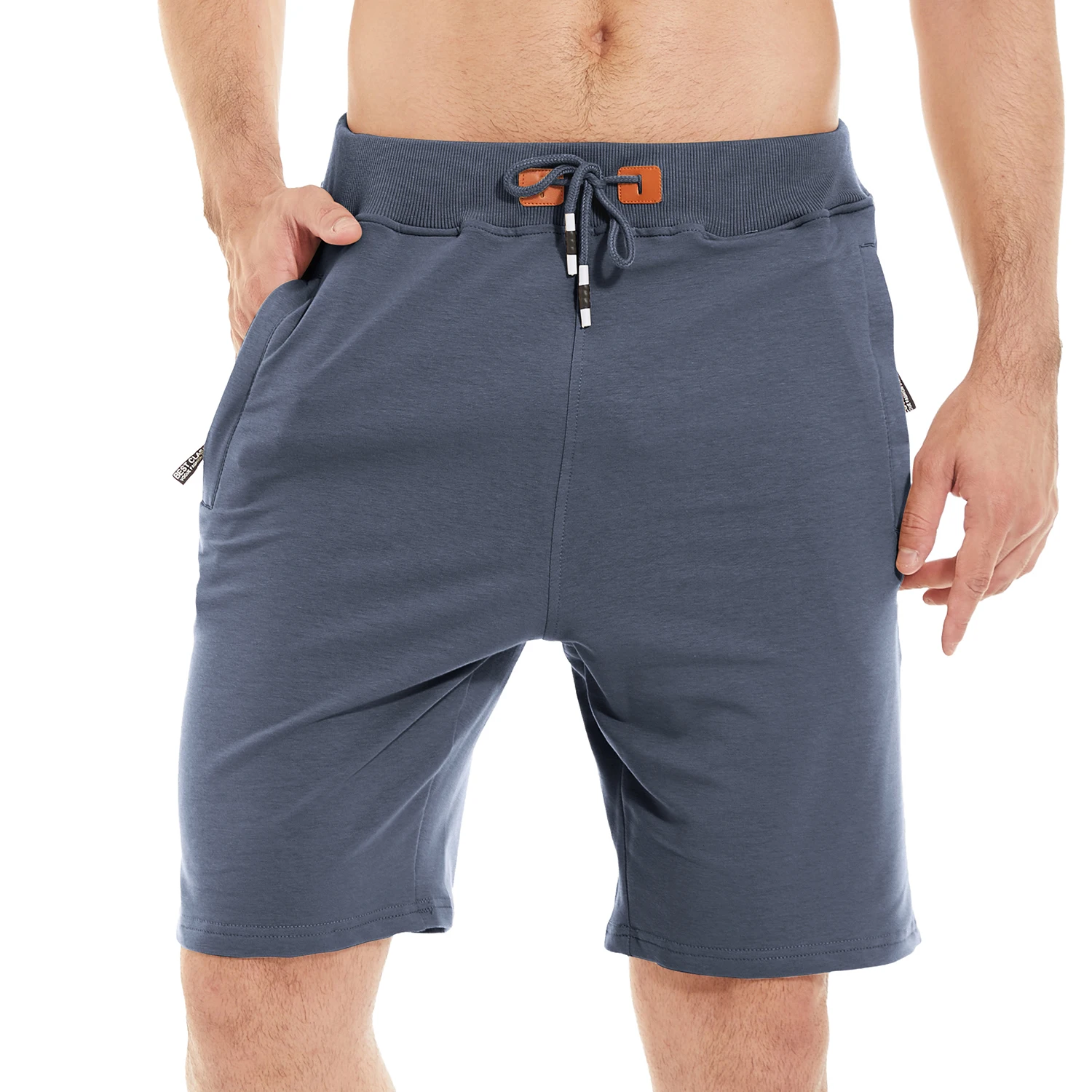3er-Pack Herren-Baumwollshorts mit Kordelzug, Bequeme Passform, Schlanke Elastische Sportshorts, Lässige Laufshorts, Trendige Jogginghosen, Herrenbekleidung – Detail 18