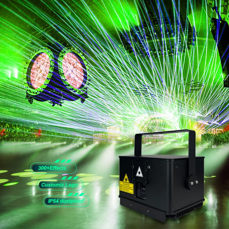 

3w Rgb 3d Animation Stage Ilda Software Dj Party Laser Light