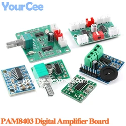 PAM8403 Miniature 2 Channel Micro USB Digital Audio 2*3W Class D Volume Control Switch Stereo Amplifier Board Module DIY