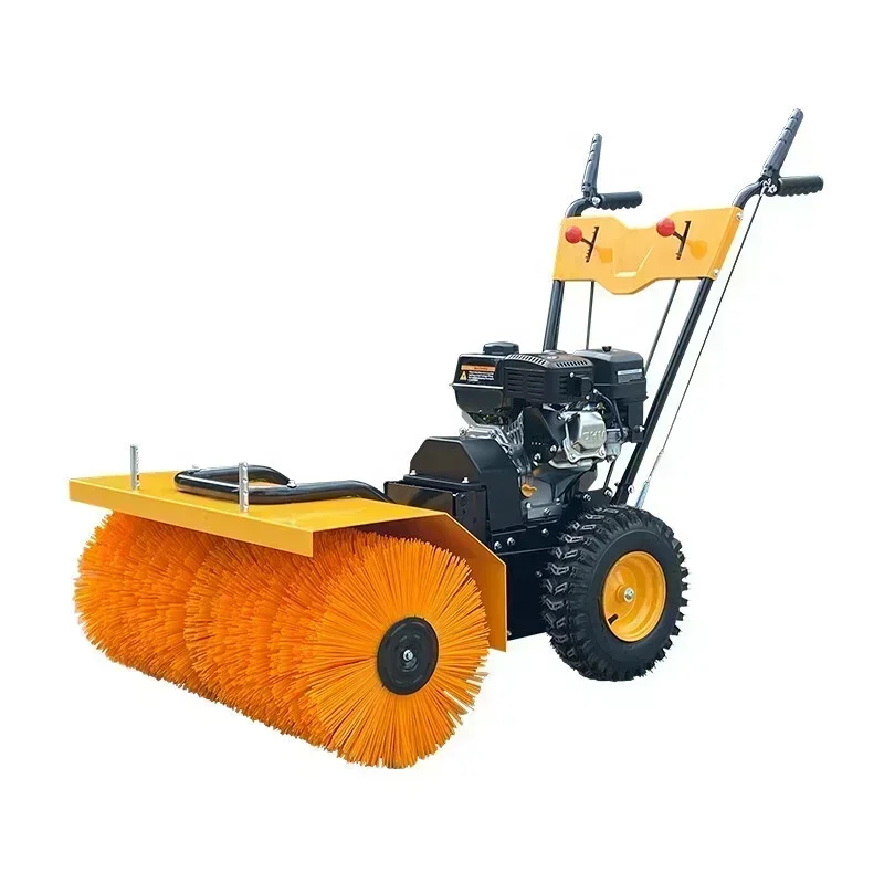 Snowplow (track Model) Hand-pushed Residential Snowplow Multi-function Snow Removal Equipment Small Snow Throwing Machine