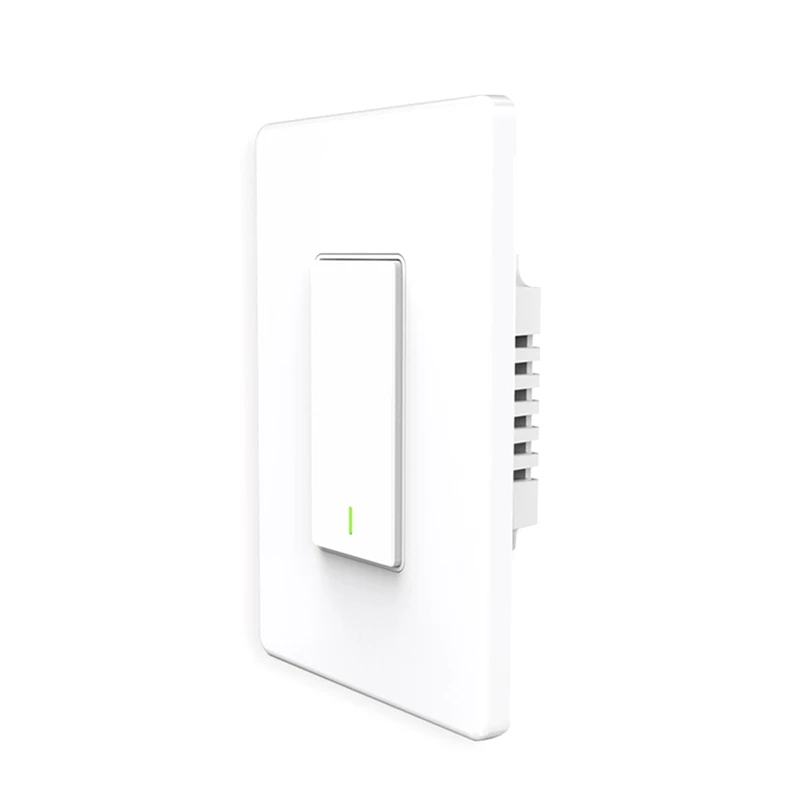 Tuya Wifi Smart Light Switch Need Neutral Wire 110-250V US Push Button Light For Alexa Google Home Smart Life