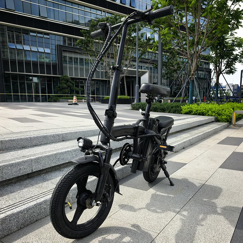 Foldable Electric Bike For Adults And Teens, 500W Peak Motor Ebike, 48V Removable Battery, Folding E-Bike, US Local Warehouses Deliver Goods Nearby, Mini Electric Bicycle For Daily Commuting, Including Chargers And Batteries.