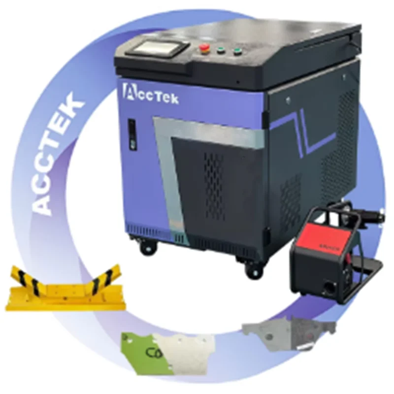 

Ручной волоконный лазерный сварочный аппарат AKQH-3000 1500 Вт 2000 Вт 3000 Вт, 3-в-1 лазер, 4-в-1: сварка, очистка, резка