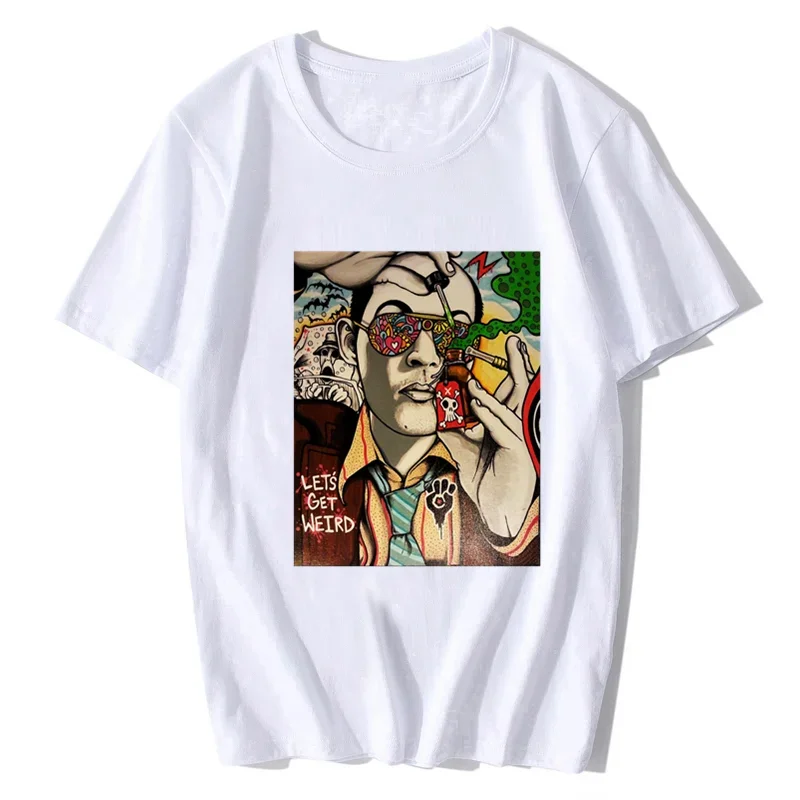 2026 Summer Men  Loathing in Las Vegas Lsd Dmt Gbl Xtc for Men TShirt  Fashion Printed Pure Cotton Cosplay T-Shirts S-5xl