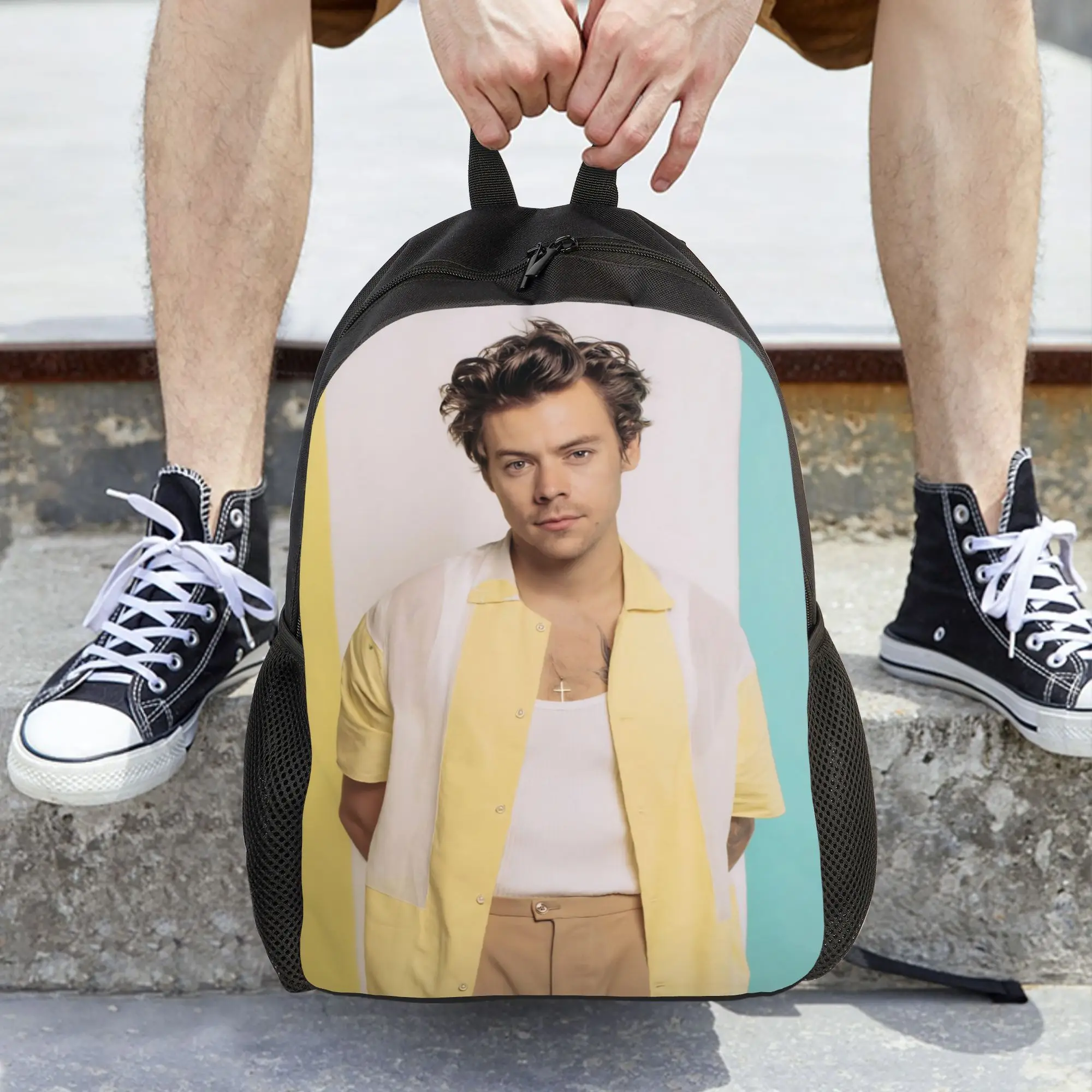 

Женский рюкзак Harry Styles Singer, модный студенческий школьный рюкзак, рюкзак для ноутбука, дорожная сумка через плечо для подростков