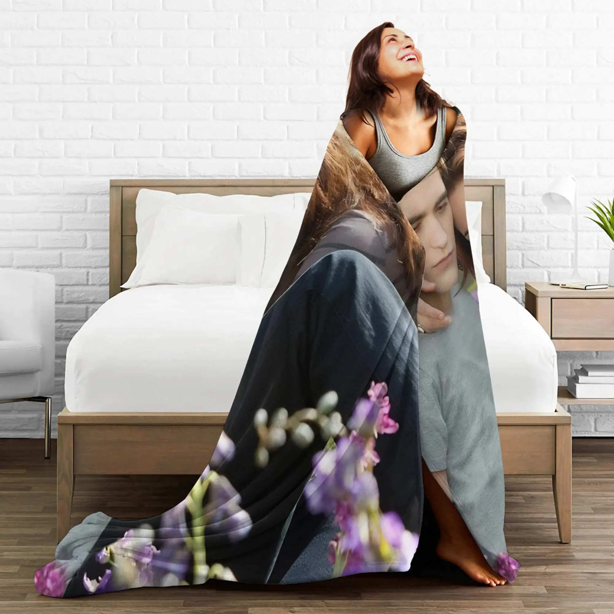 جاكوب البطانيات السوداء الشفق ساغا لينة مضحك أفخم رمي بطانية للطفل الأريكة السرير الفانيلا المفرش غطاء السرير