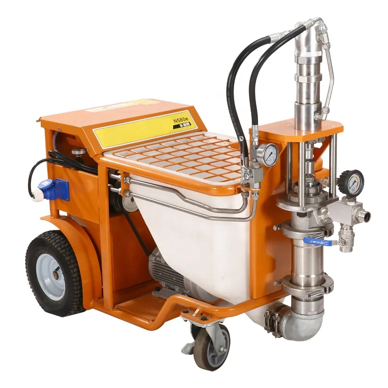 Factory Directly Selling N680e Electric Putty Texture Mortar Plaster 4000W Hydraulic  Sprayer