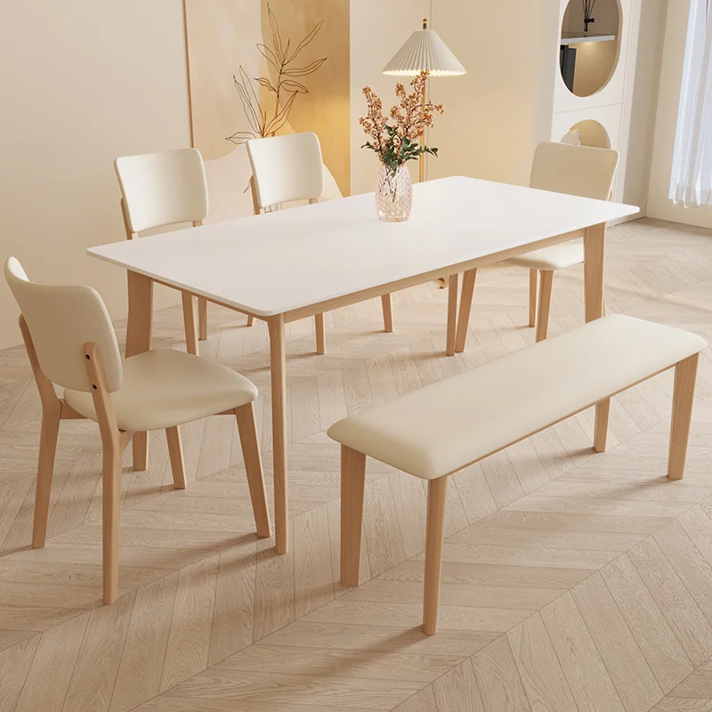

Writing Designer Dining Table Mobile Kitchen Restaurant Study Gaming Dining Table Luxury Modern Mesas De Comedor Home Furniture