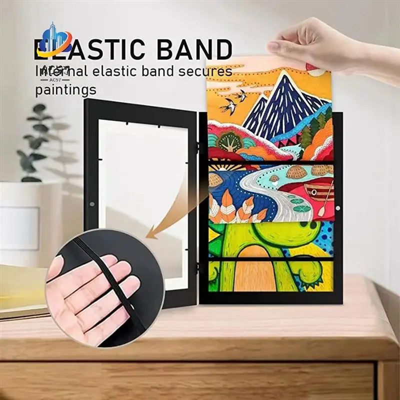 

AC57-Kids Art Frames, Changeable Art Frame Picture , Kids Artwork Frames Changeable For 3D Picture Display Art Projects