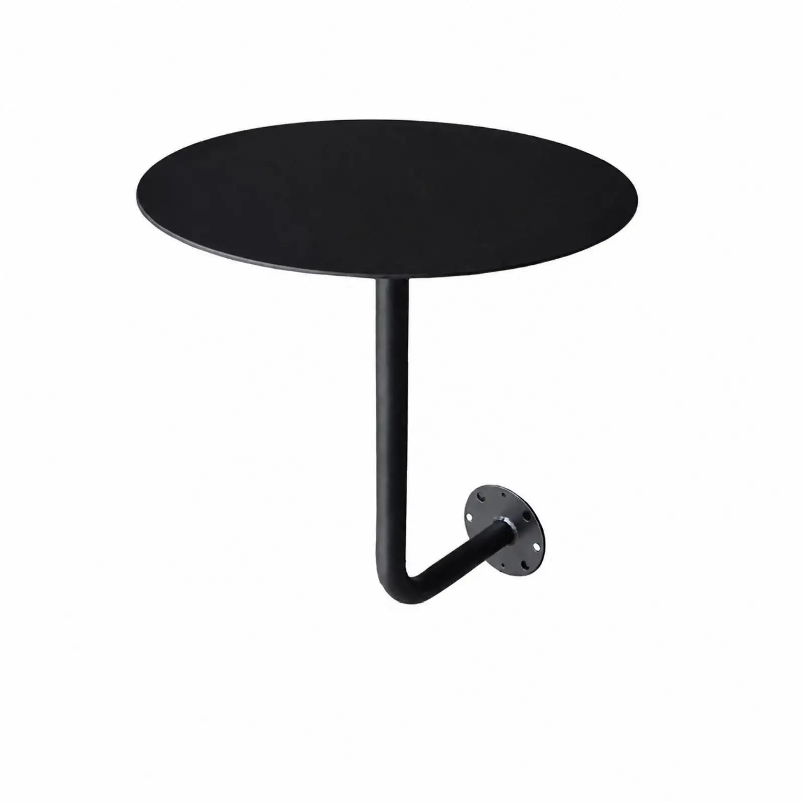 Minimalist Wrought Iron Wall Coffee Table for Small Living Room Space Saving Side Table