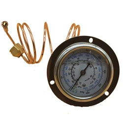 R410a Pressure Gauge with quick connection sets is working together head pressure valve to monitor & debug condensing pressure