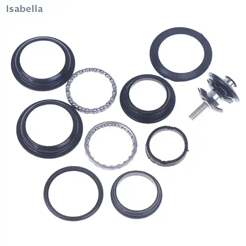 ❤ 산악 자전거 44mm 알로이 프론트 포크 자전거 외부 헤드셋 헤드튜브 1 1/8인치 자전거 무나사 헤드셋