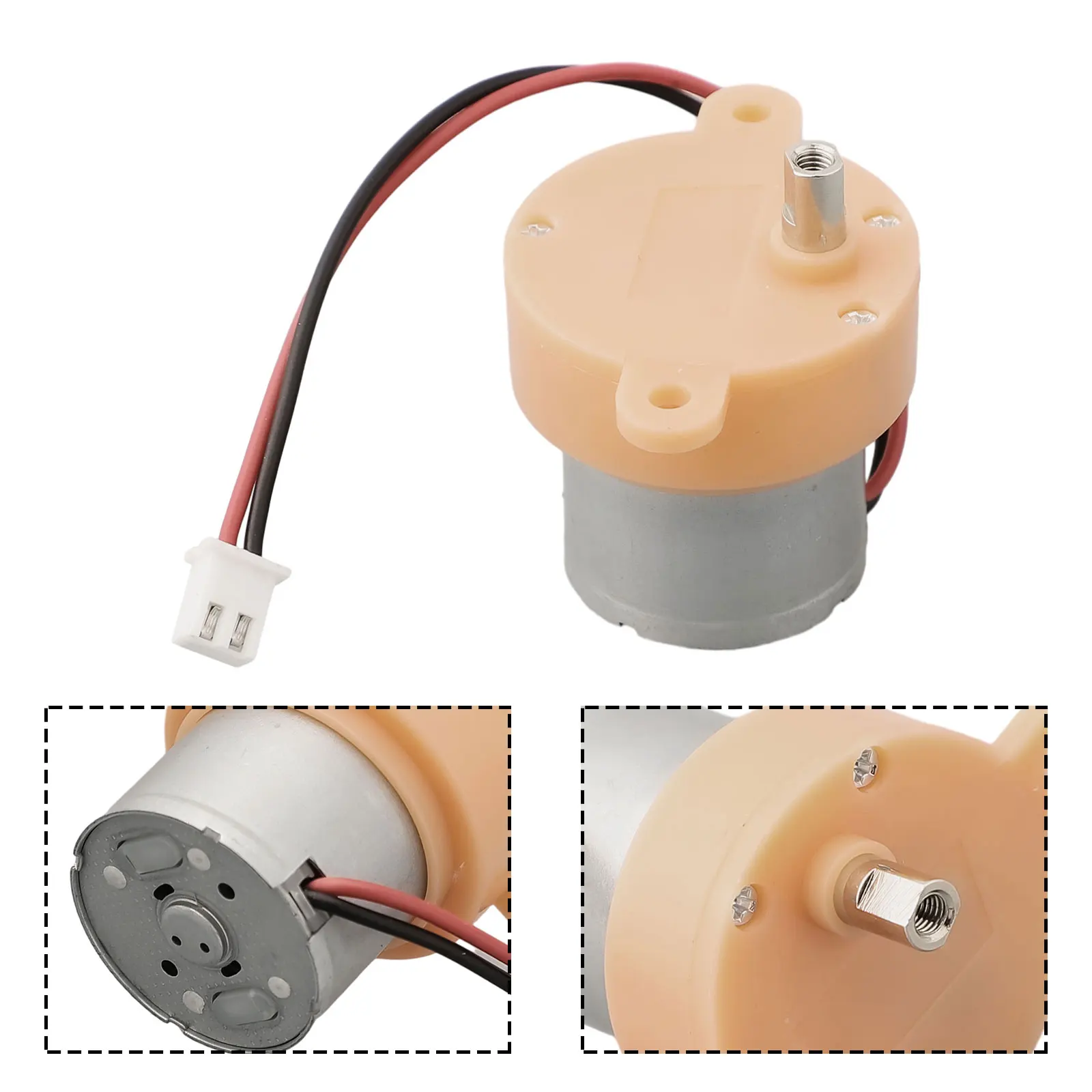 DC5V 3rpm 32mm Brushed Gear Motor for Starry Lamp Projection Lamp Toy and Handicraft Mechanical Integration Tasks