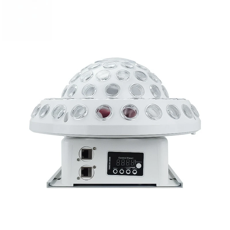 

flash big universe magic ball laser light, colorful rotating voice-activated dance hall KTV atmosphere light