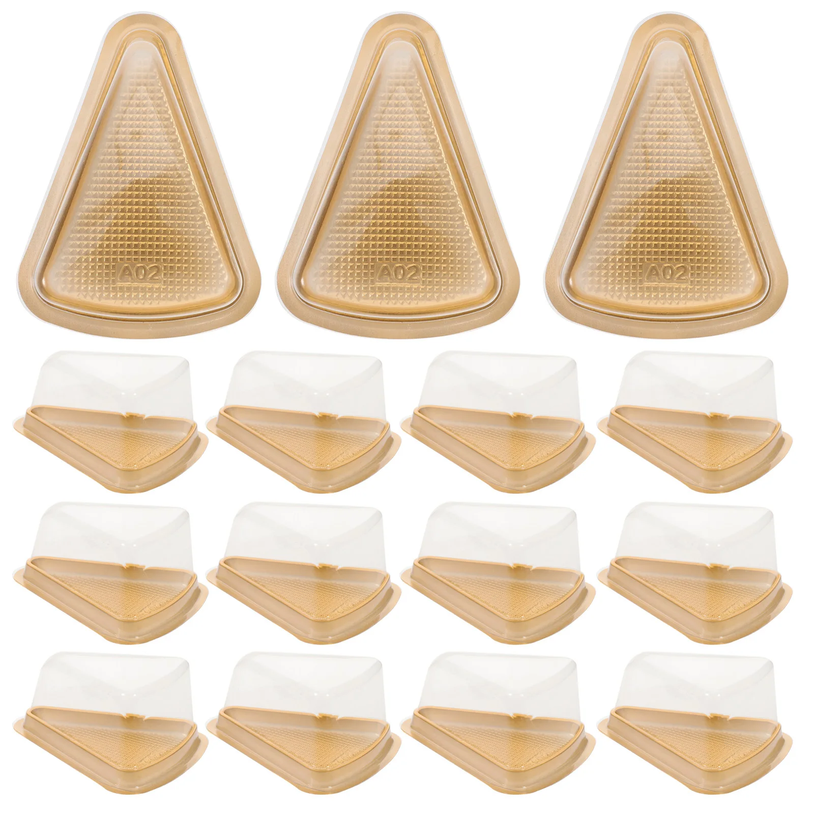 

50Sets Transparent Bakery Boxes Compact Mousse Holders Safe Food Grade Material Holiday Dinner Treats Gift Accessory