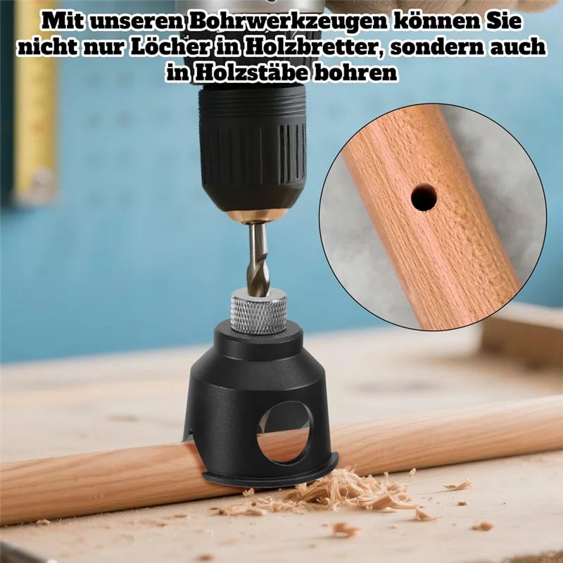 أداة مساعدة حفر النجارة من AWAH، قالب الحفر، دليل الحفر العمودي، محدد موقع ثقب الحفر #5