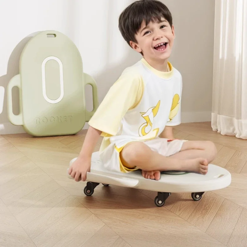 Children's Sensory Training Equipment Kindergarten Scooter,Home Early Education Vestibular Balance Board Outdoor Toys Skateboard