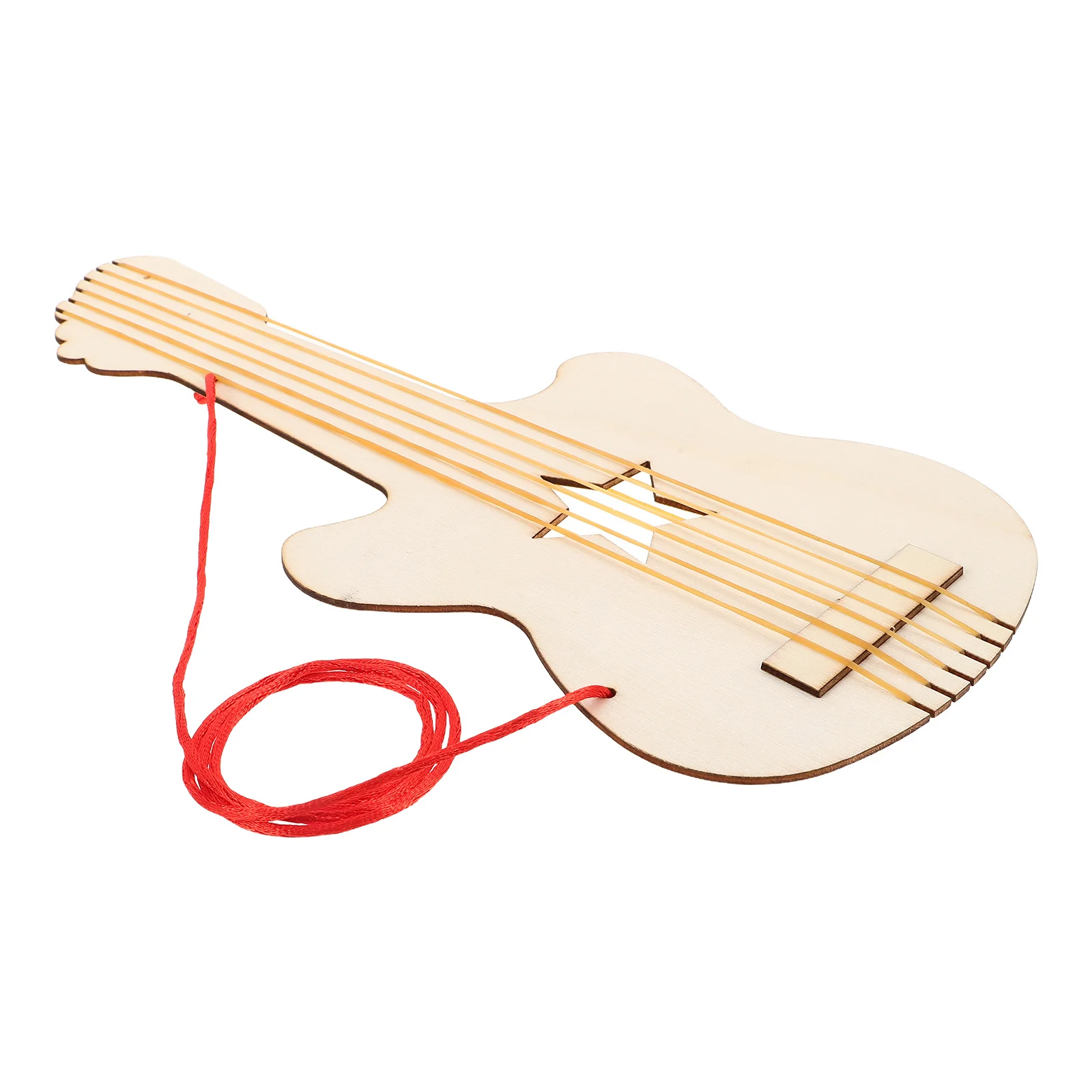 Kit d'artisanat de guitare en bois, bricolage, guitare en bois inachevé pour enfants, Art, fête d'anniversaire, thème musical, création faite à la main, jouets musicaux pour enfants