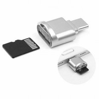 2pcs USB 2.0 Type C USB-C to Micro SD SDXC TF Card Reader Adapter for Macbook Cell Phone