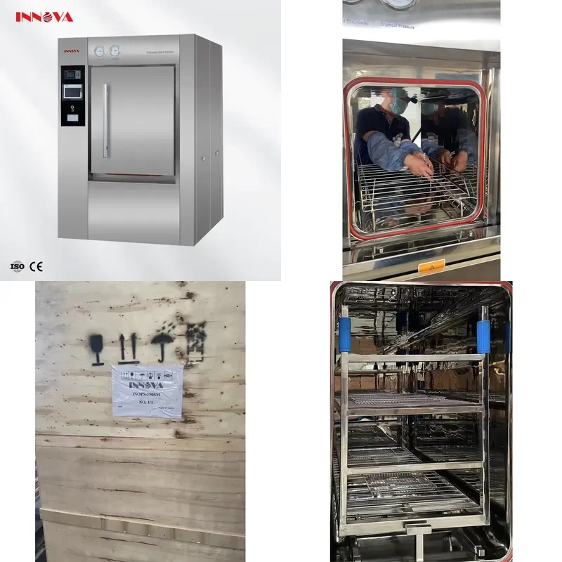 for Innova Horizontal Steam Autoclave 100L 150L 500L 800L 1200L 1500L High Quality GMP Standard Sterilizer
