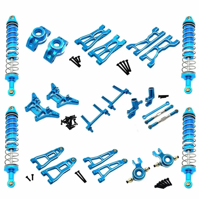 for UD1201 UD1202 PRO Metal Steering Cup Shock Absorber Suspension Arm Shock Tower Link Kit 1/12 RC Car Upgrade Parts Accessorie