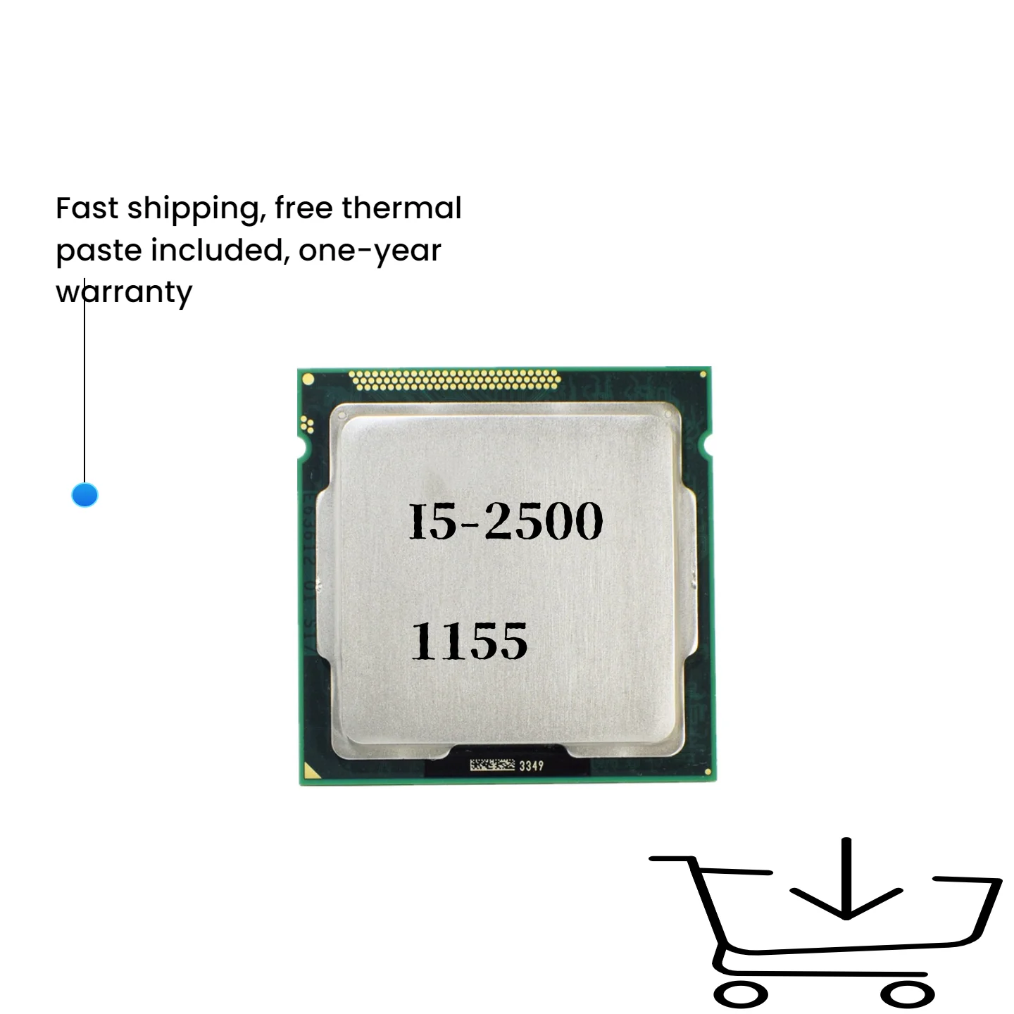 

Core i5 2500 i5-2500 3.3GHz Quad-Core LGA 1155 cpu processor