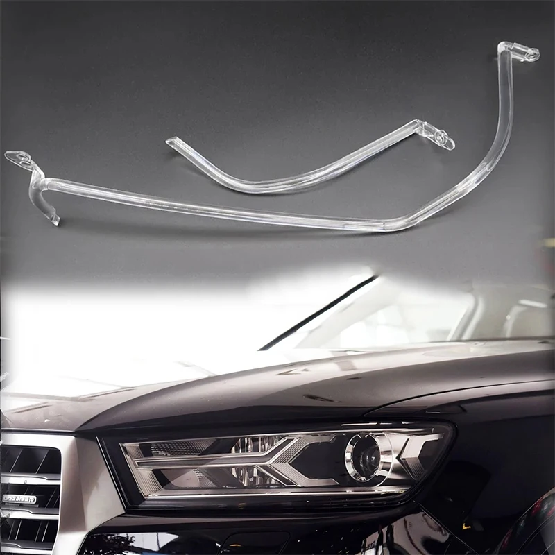 Для Audi Q7 2016 2017 2018 2019 DRL фара направляющая полоса дневных ходовых огней трубка бар низкая конфигурация модель автомобиля