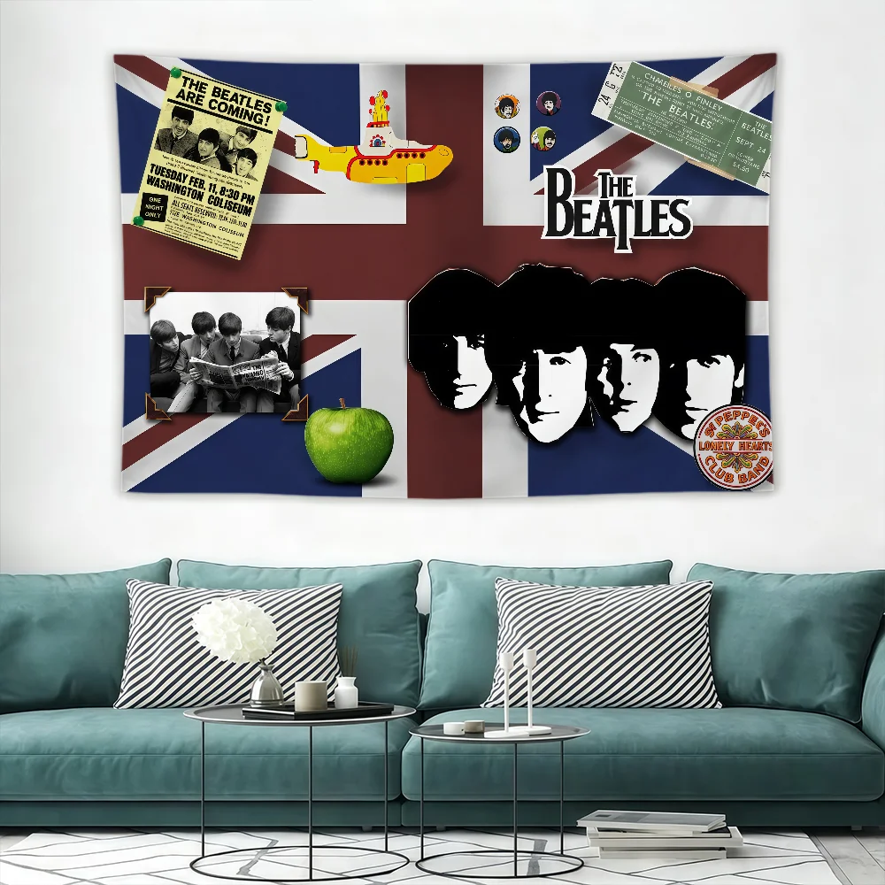 Hot The B-Beatles Band Poster Flag Party Club Outdoor Interior Wall Decoration Banner Fans Gift Print Decor Flag