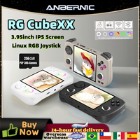 ANBERNIC RG CubeXX Handheld Game Console 3.95 Inch IPS Screen Linux System 64 Bit Support 5G WiFi Bluetooth TV HD Output PSP PS2