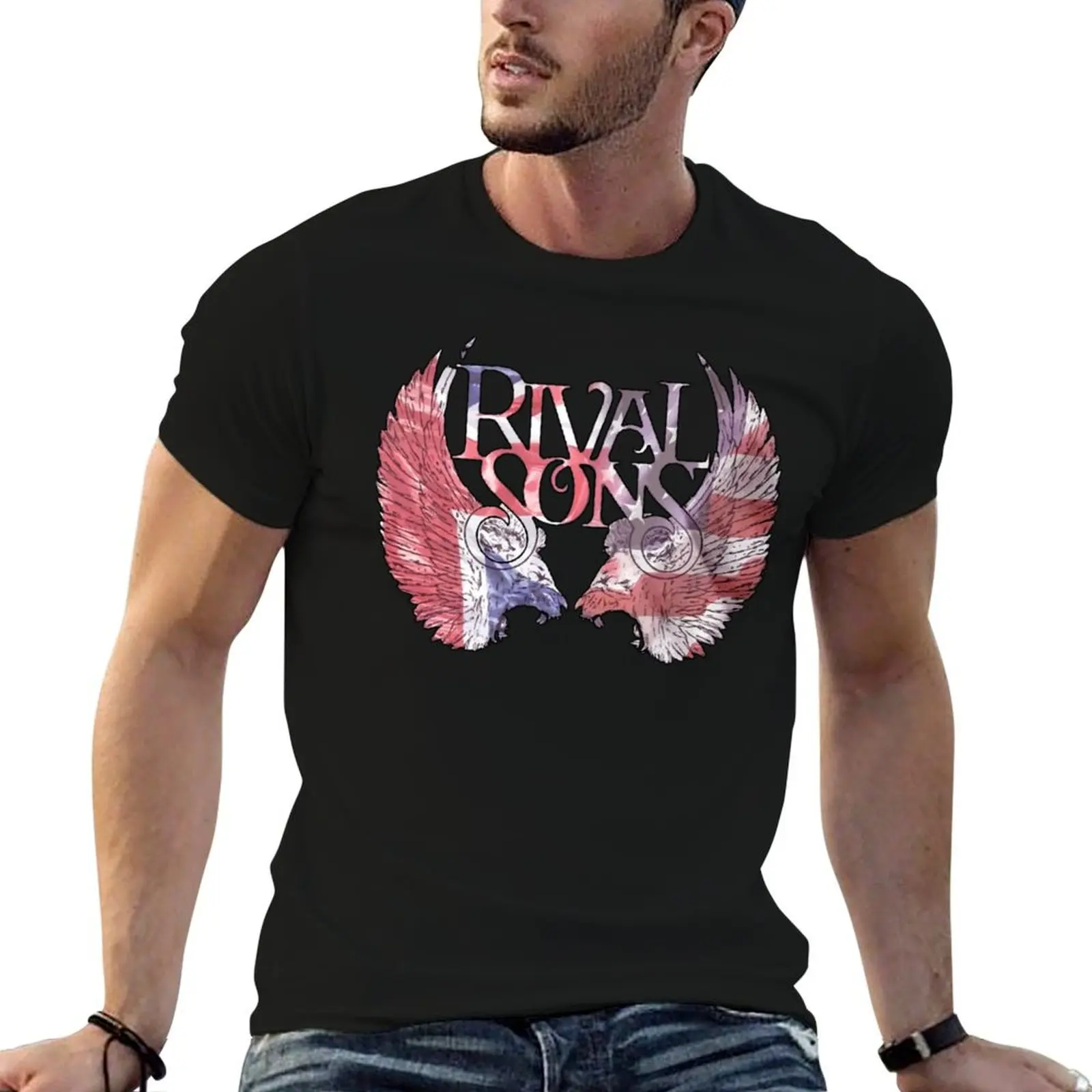 Rival Sons T-Shirt cotton t shirts man 100% man t shirts graphic t shirt personalised T-shirt