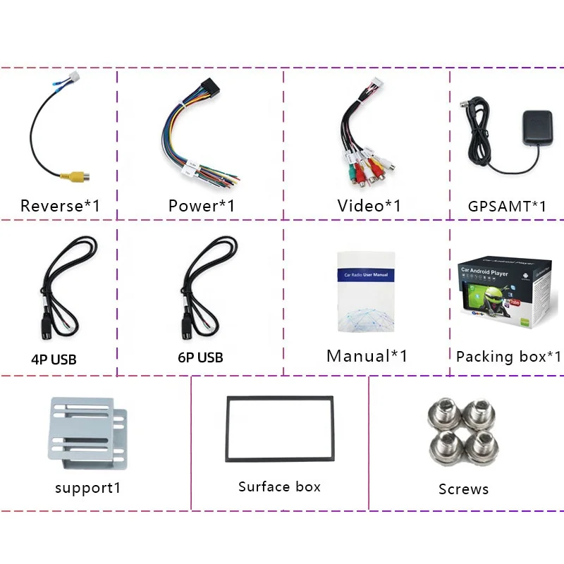 China Double Din Digital Layar Sentuh Stereo Mobil 2din Autoradio Central Multimedia Android Autoestereo