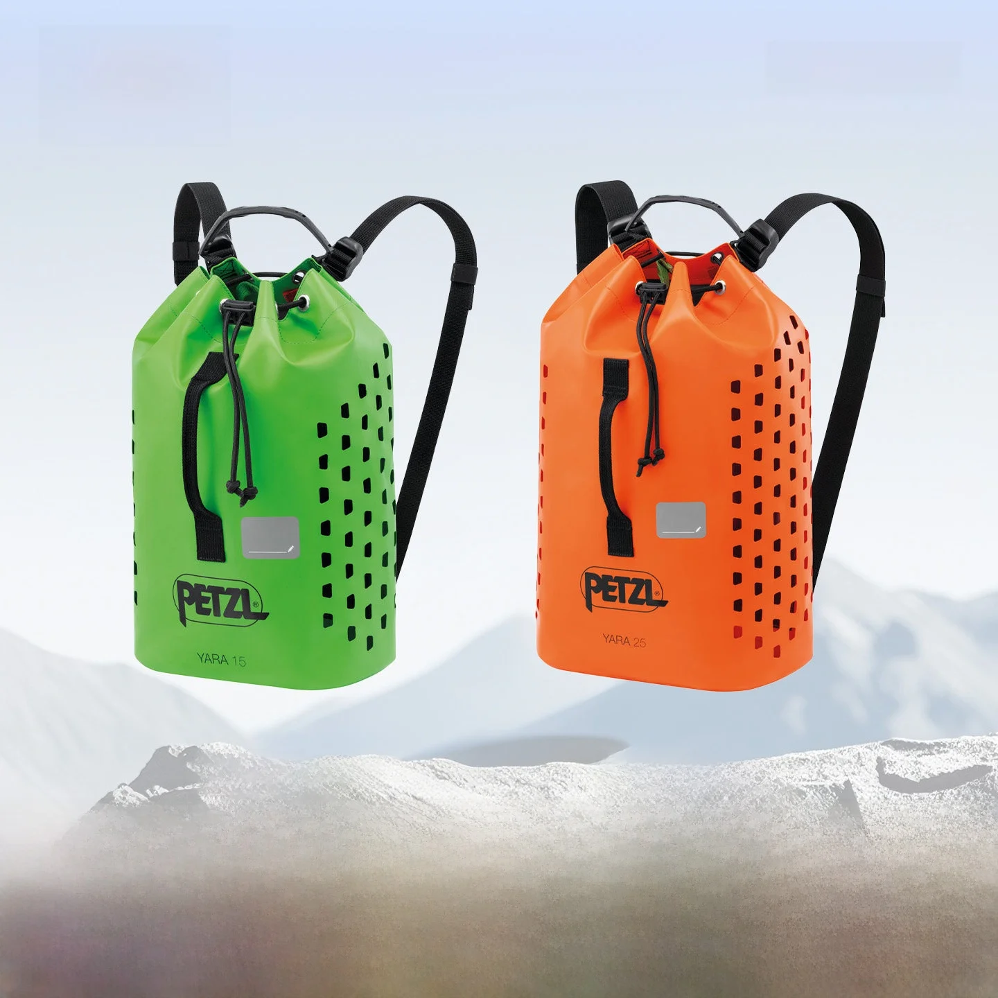 Mochila de Escalada Petzl Yara para Atividades ao Ar Livre, Equipamento Profissional para Exploração de Cavernas, 15L 25L, Equipamento para Escalada em Rocha e Gelo