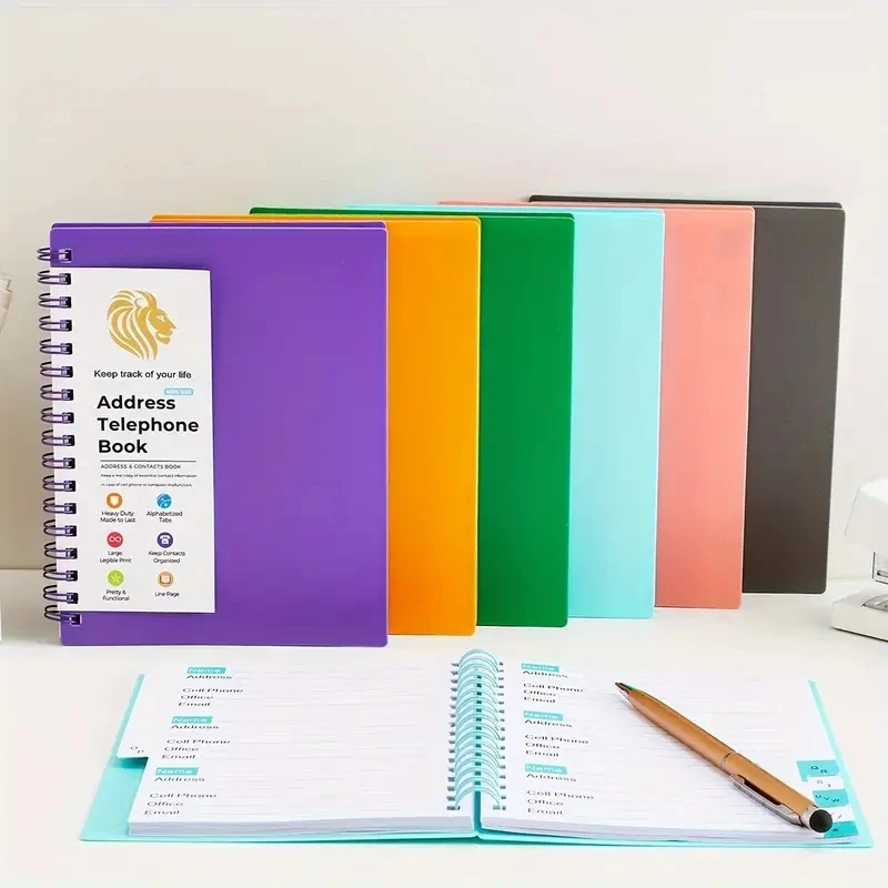 Pocket Address Book With Alphabetical A-Z Tabs Notebooks Notebook Notepad Writing Pads Office School Supplies