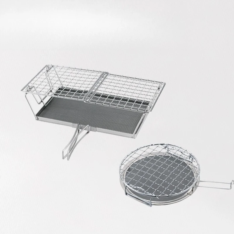 

Bread Roaster, Open Flame to Infrared Heat Multifunctional Folding BBQ Mesh, Food Grill