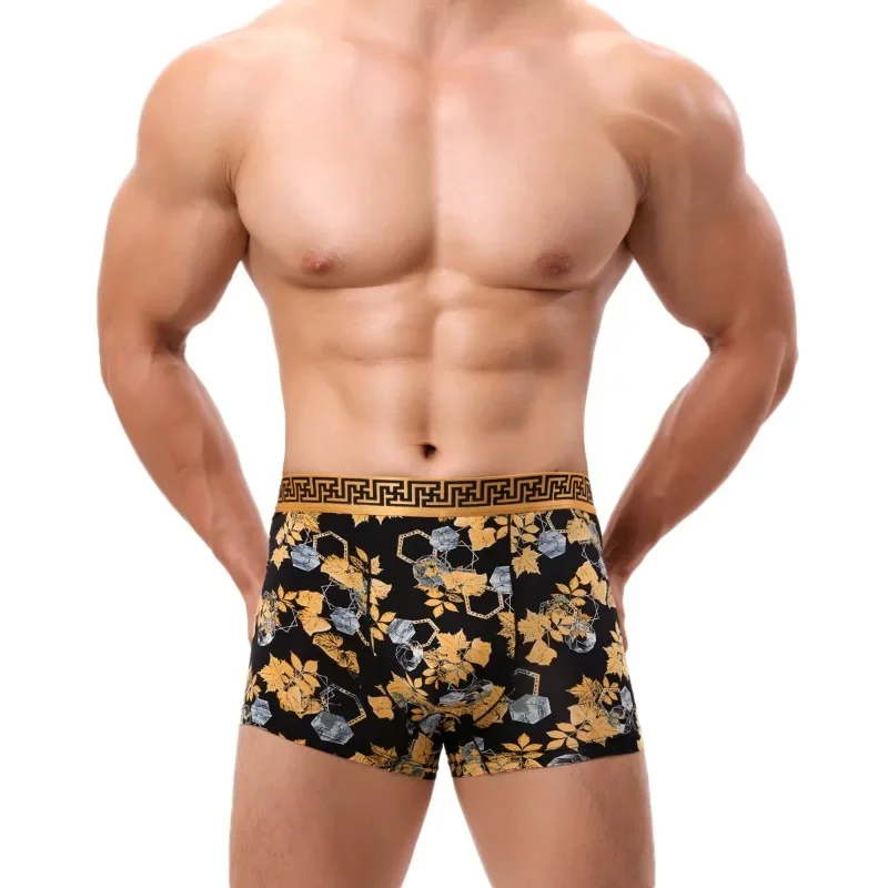 Summer Mens Beach Swimming Trunks Sexy Fitting Training Swimsuit Breathable Swimwear Surf Tights Quick Dry Swim Sports Shorts